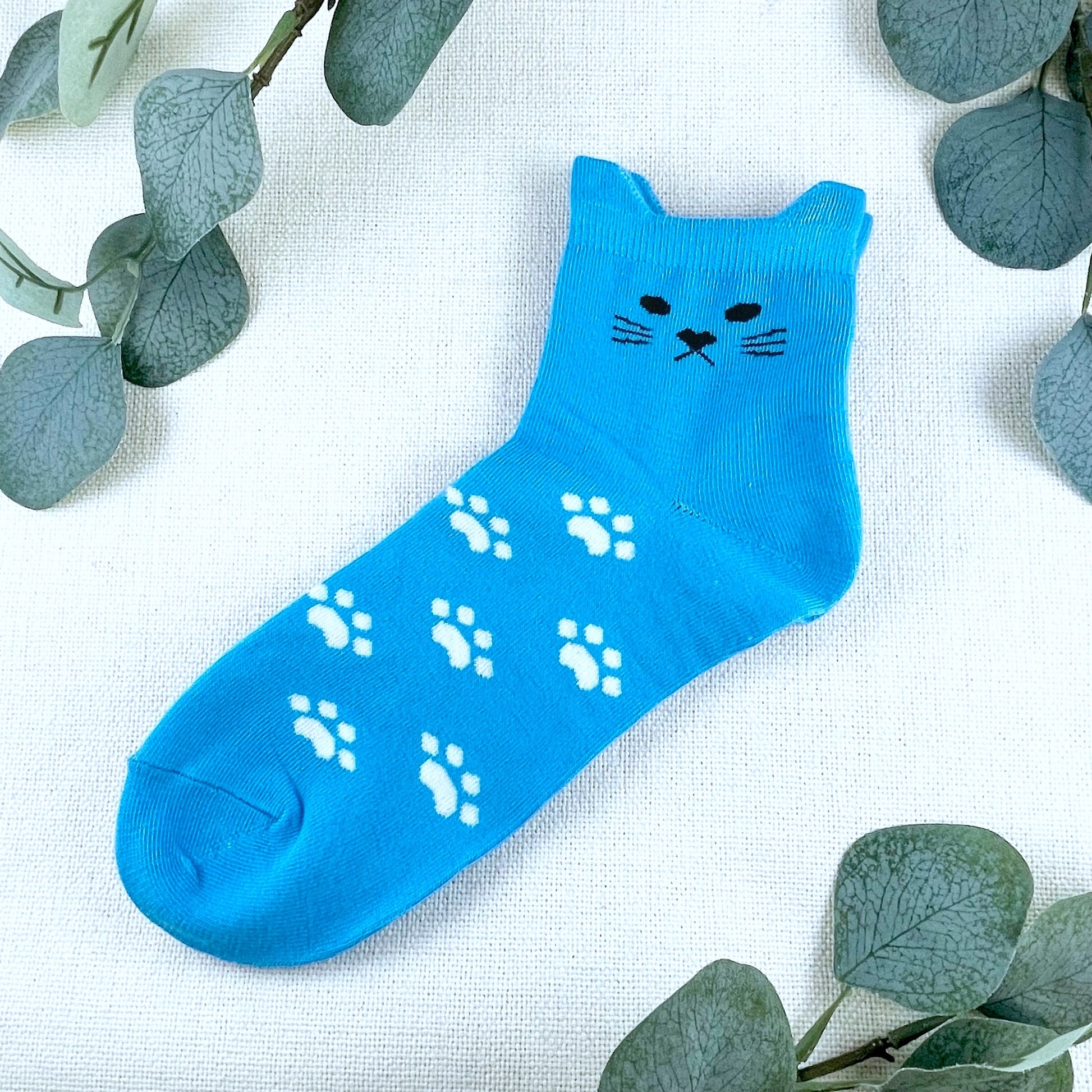 Cute Cat Ear Ankle Socks Pack of 5 - All Colours