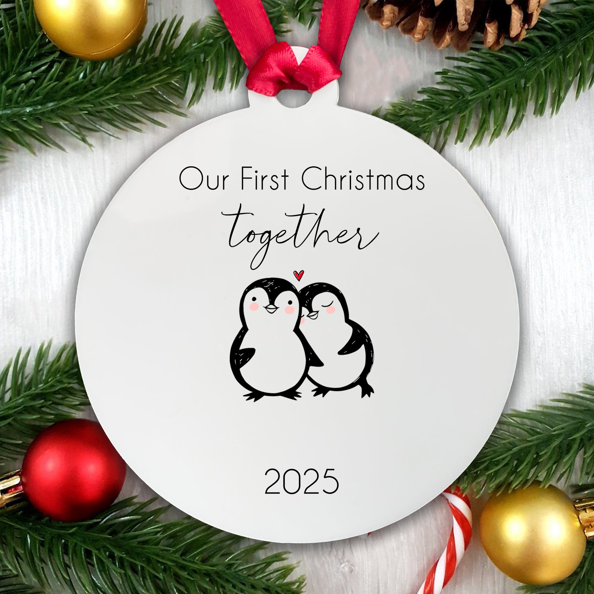 First Christmas Together Bauble