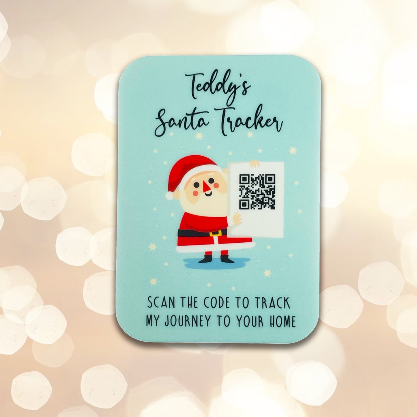 Personalised Santa Tracker with QR Code – See Santa's Location in Real-Time!