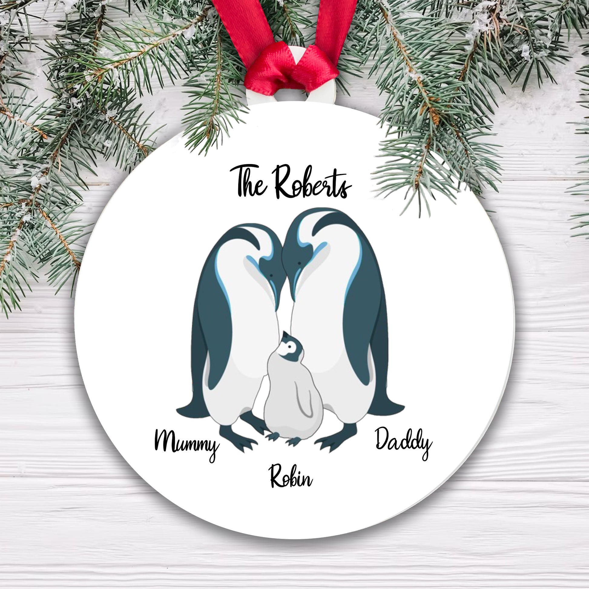 Penguin Family Bauble - 1 Child