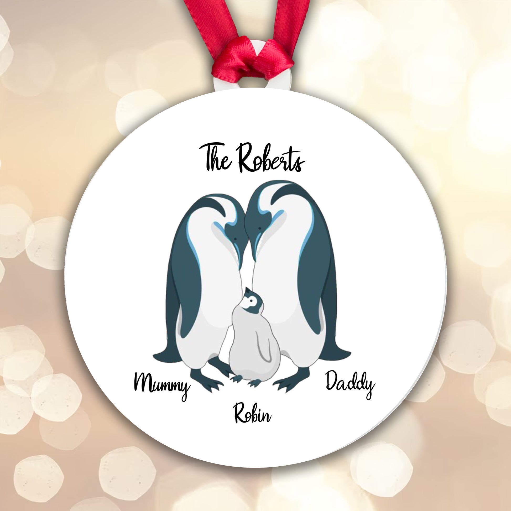 Penguin Family Bauble - 1 Child