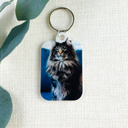 Personalised Photo Keyring - Add your own Photo!