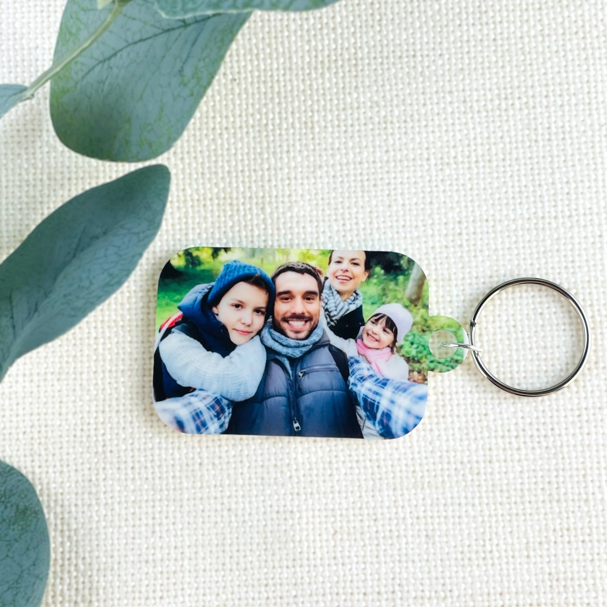 Personalised Photo Keyring - Add your own Photo!