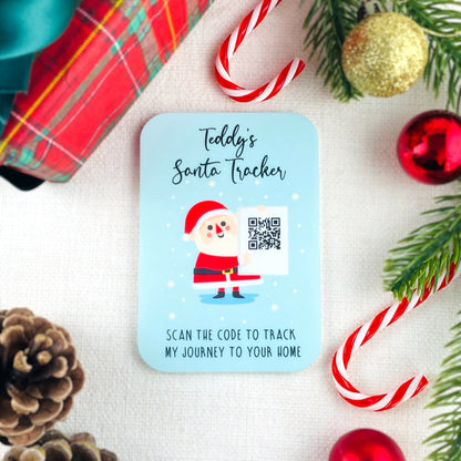 Personalised Santa Tracker with QR Code – See Santa's Location in Real-Time!