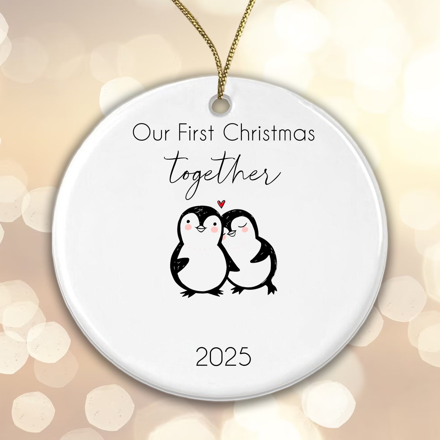 First Christmas Together Bauble