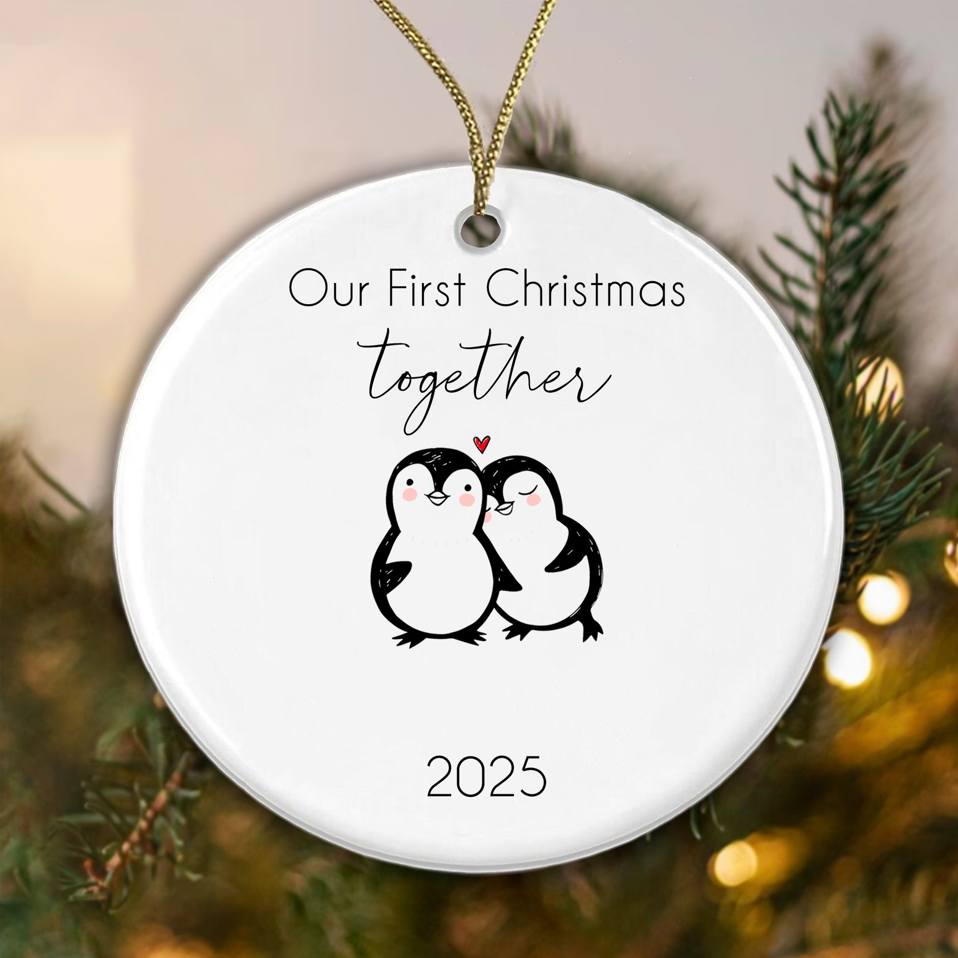 First Christmas Together Bauble