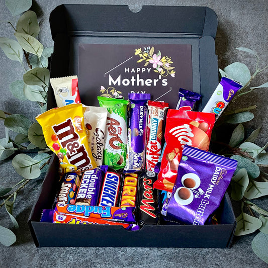 Luxury Mothers Day Chocolate Hamper Gift - 20 FULL SIZE Chocolate Bars  - Chocolate Gift - Mothers Day Box