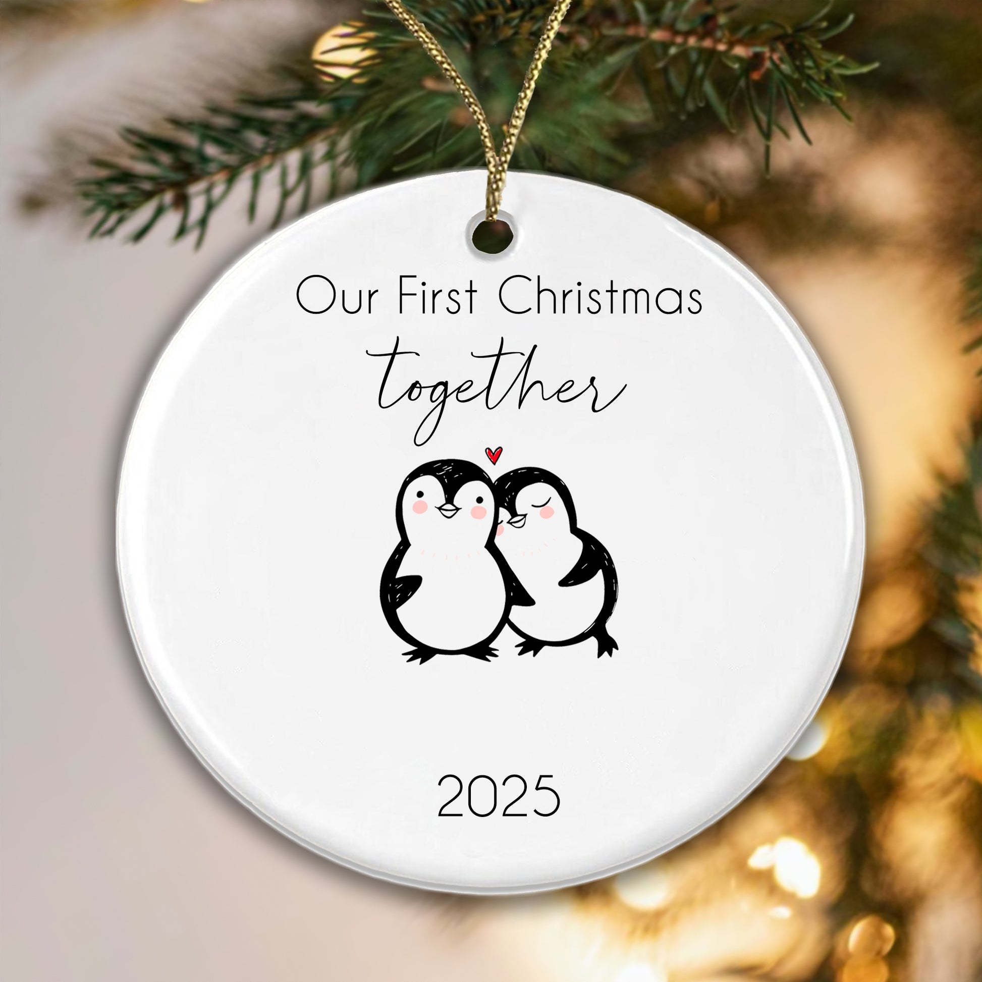 First Christmas Together Bauble