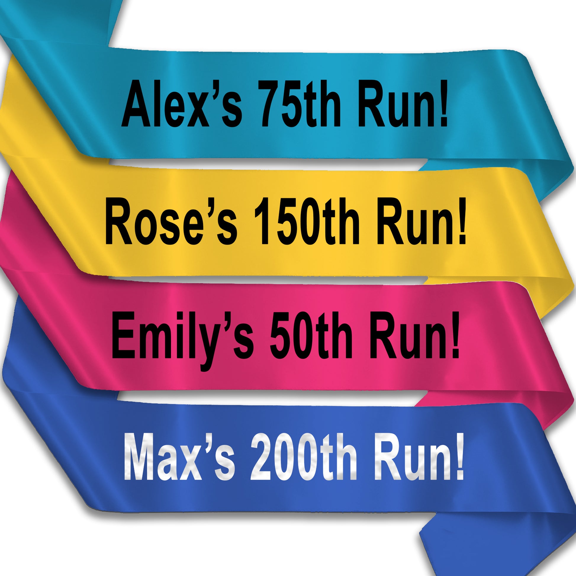 Personalised Running Achievement Sash - Any Name & Number!