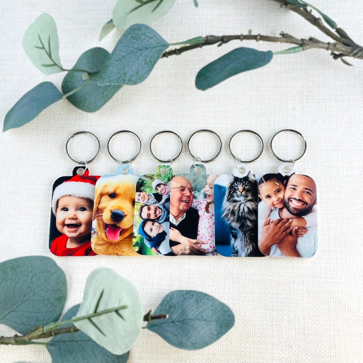 Personalised Photo Keyring - Add your own Photo!