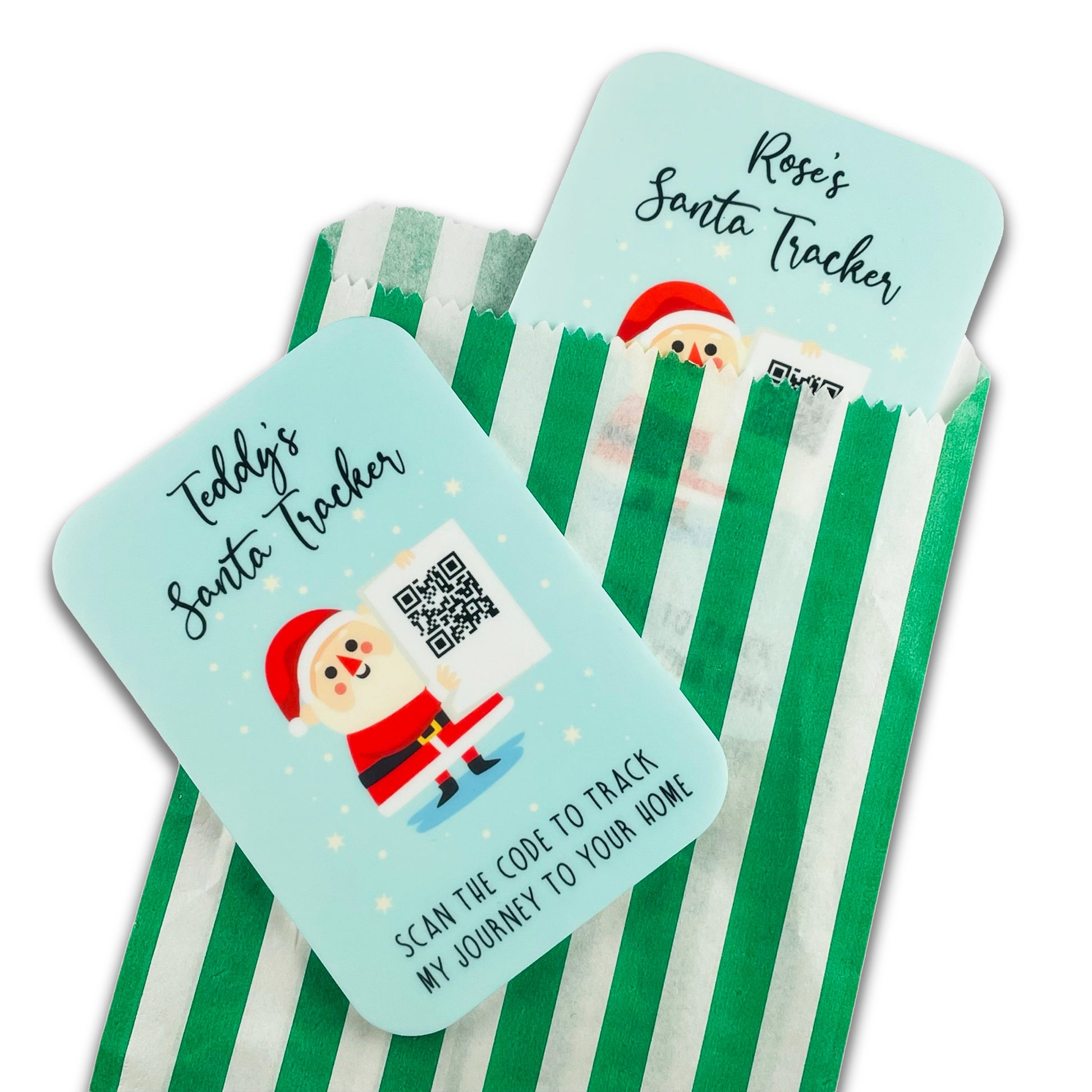 Personalised Santa Tracker with QR Code – See Santa's Location in Real-Time!