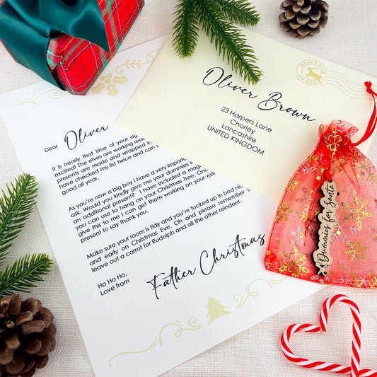 Personalised Santa Dummy Letter (With Envelope & Wax Seal)