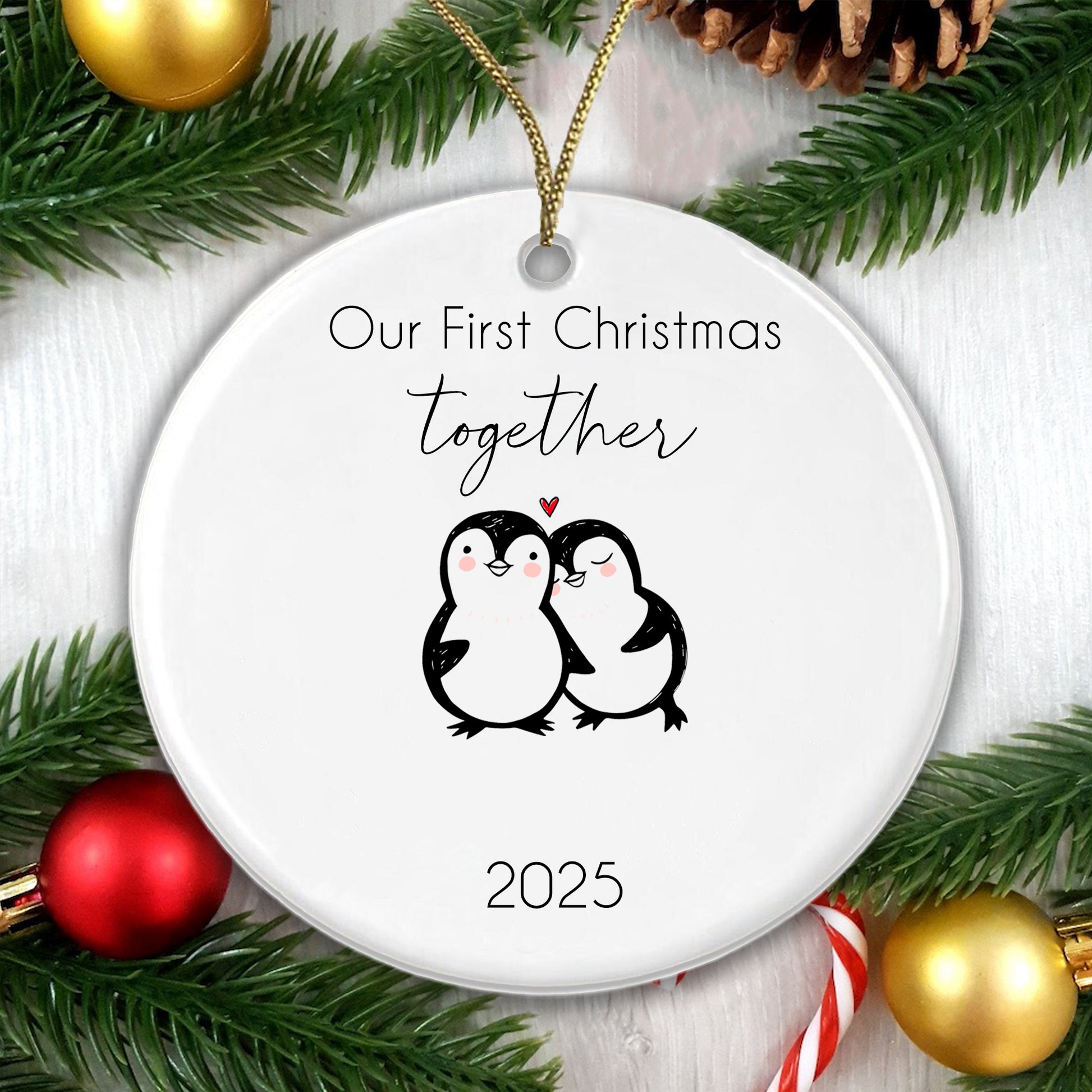 First Christmas Together Bauble