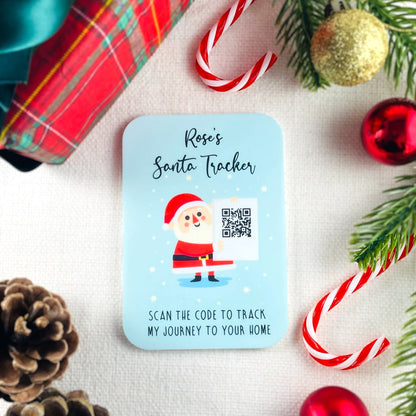 Personalised Santa Tracker with QR Code – See Santa's Location in Real-Time!