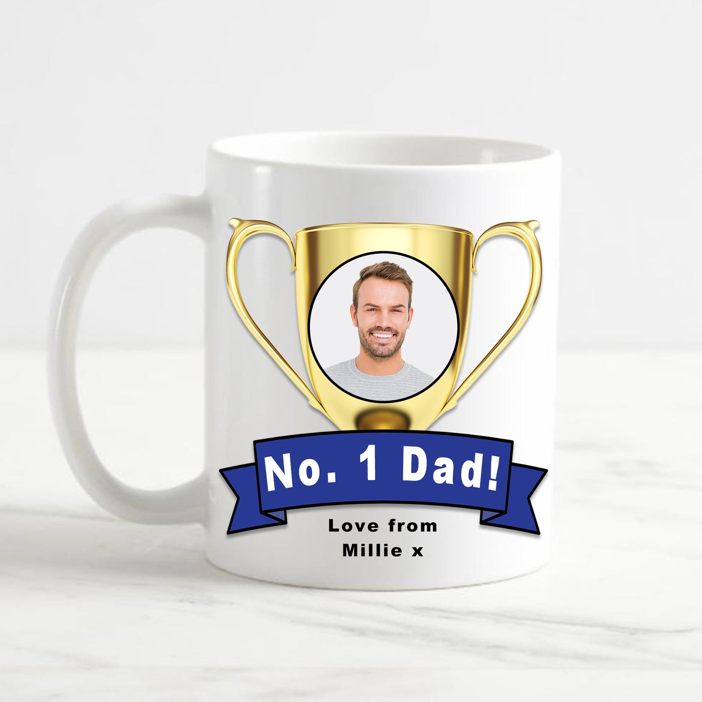 Personalised No 1 Dad! Mug