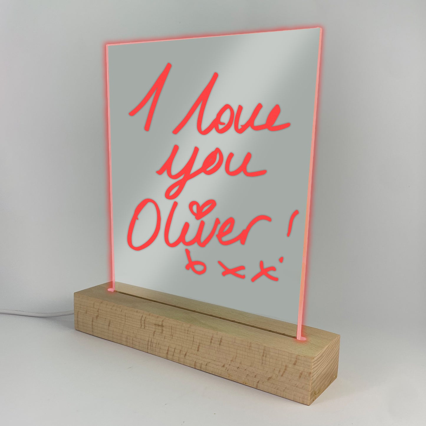 Personalised Acrylic Light Text or Drawing - Multicolour  LED