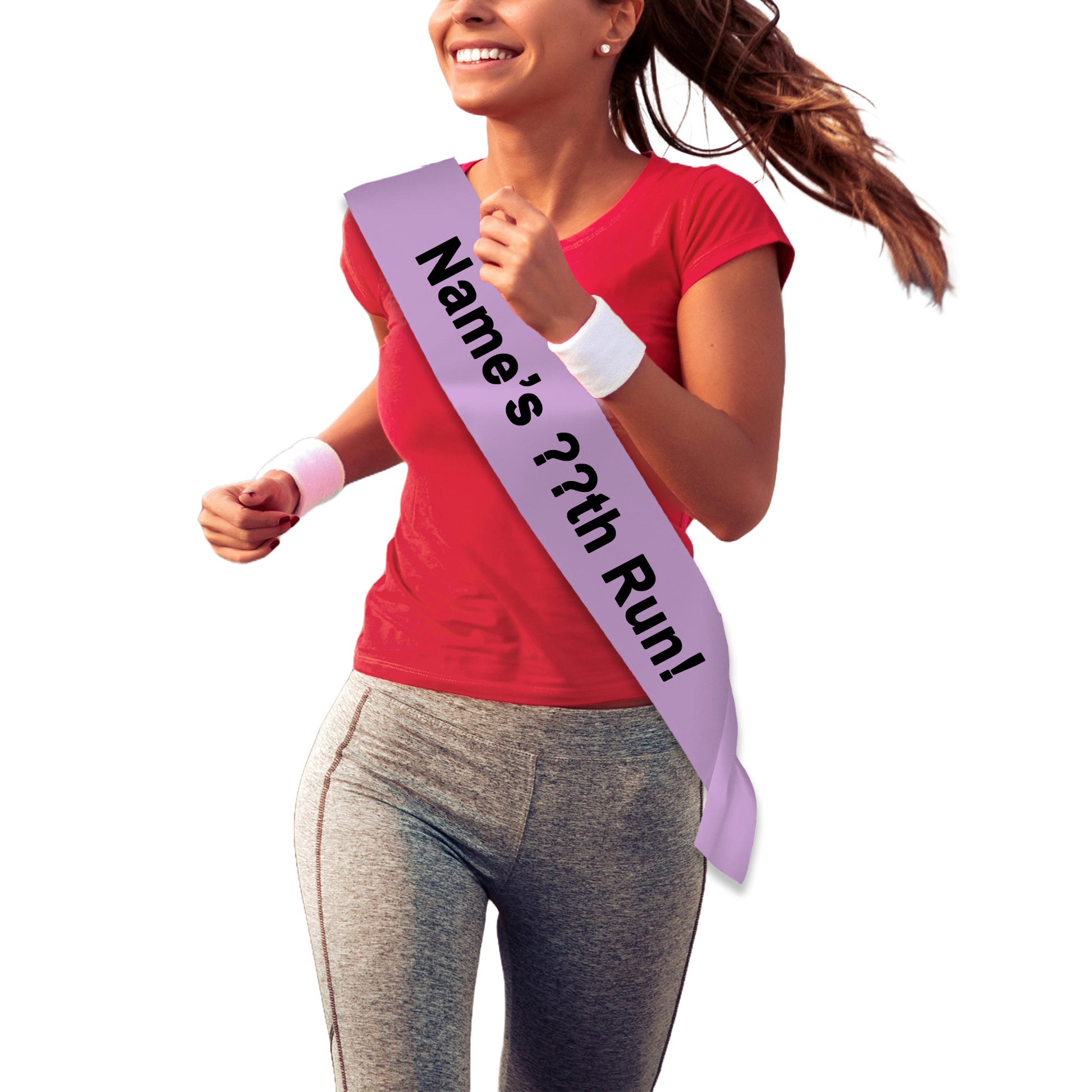 Personalised Running Achievement Sash - Any Name & Number!