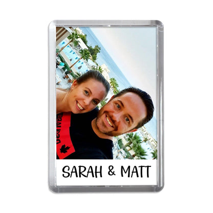 Personalised Photo Keyring [Name & Name]