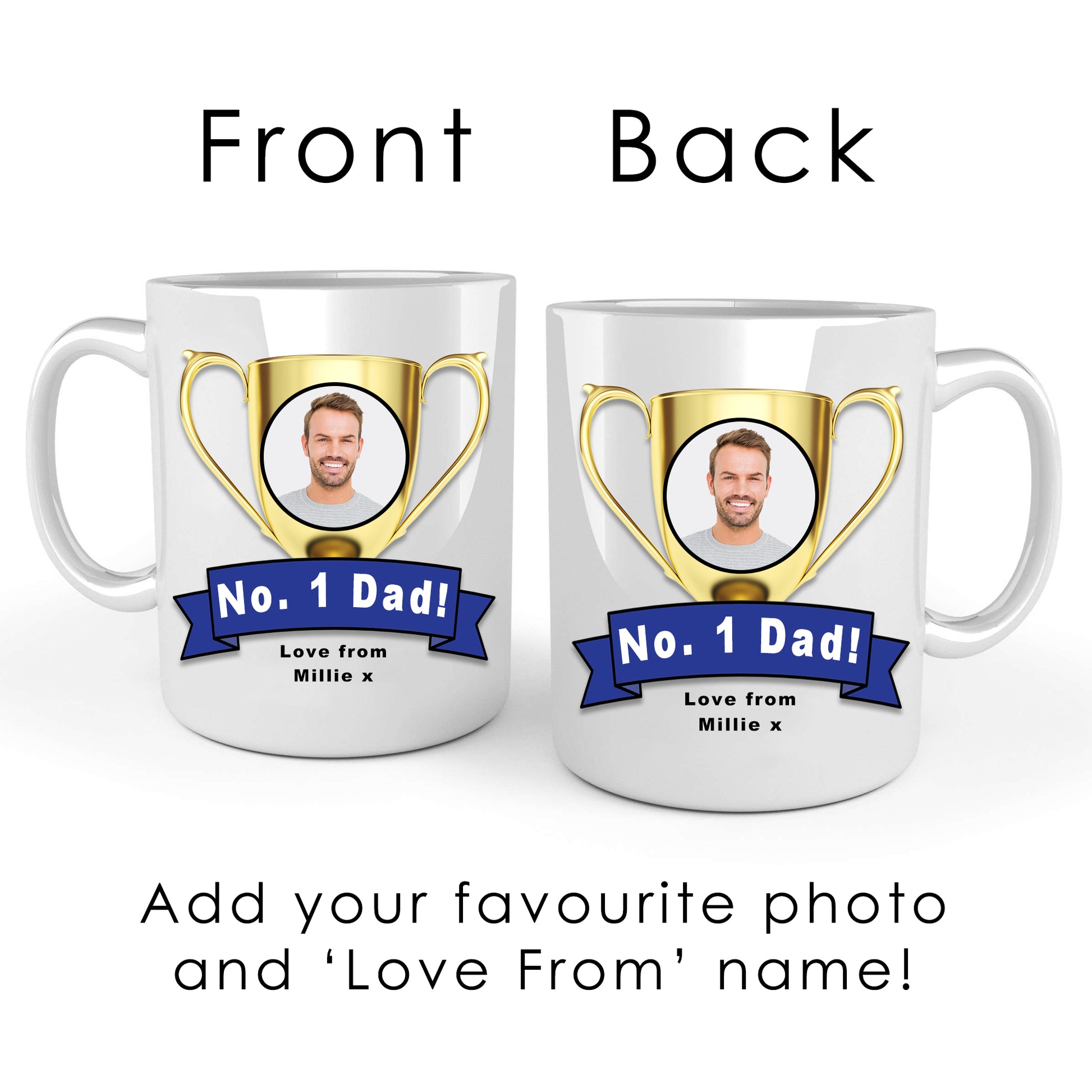 Personalised No 1 Dad! Mug