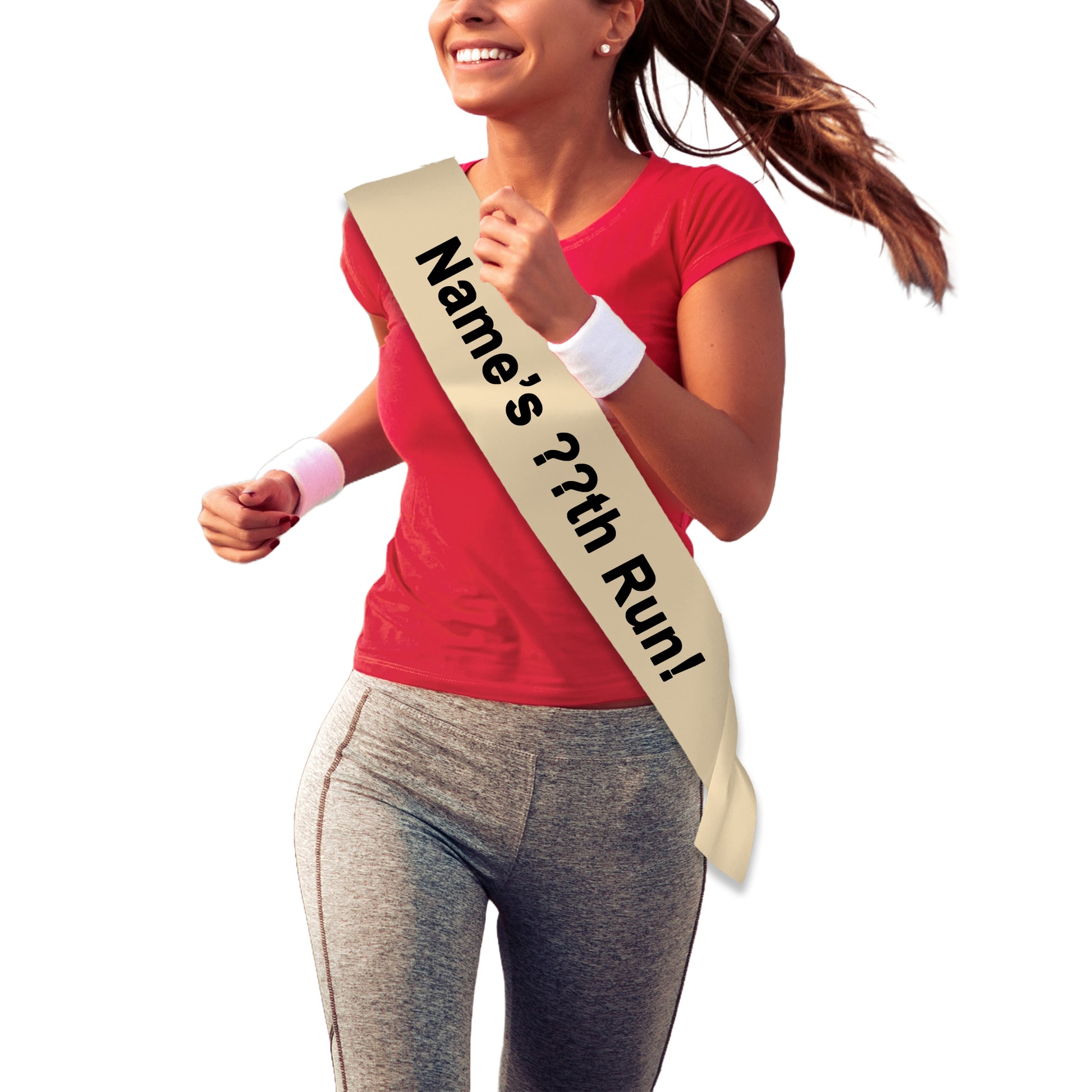 Personalised Running Achievement Sash - Any Name & Number!